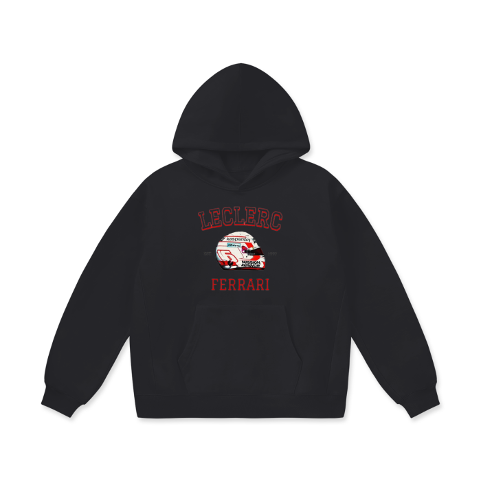 Leclerc Ferrari Heavyweight Fleece Hoodie