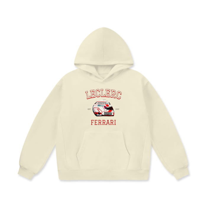 Leclerc Ferrari Heavyweight Fleece Hoodie