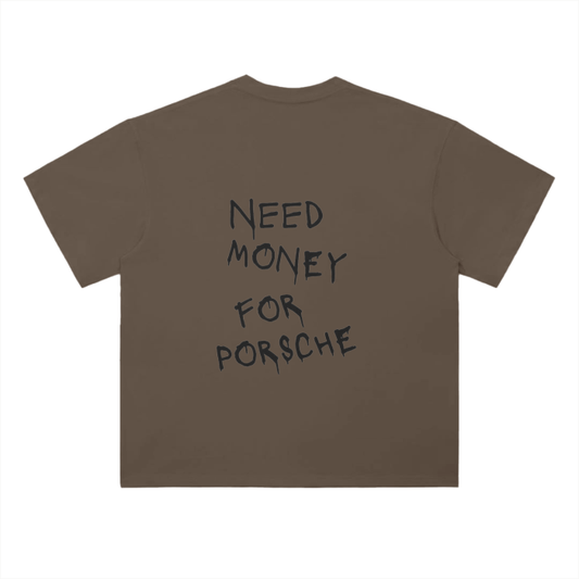 Need Money for Porsche T-Shirt Heavyweight