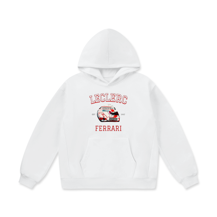 Leclerc Ferrari Heavyweight Fleece Hoodie