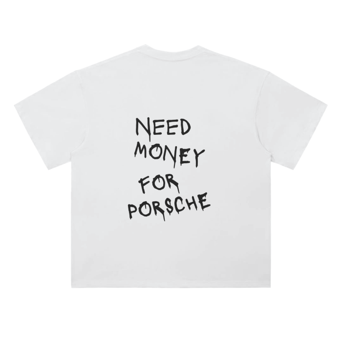 Need Money for Porsche T-Shirt Heavyweight