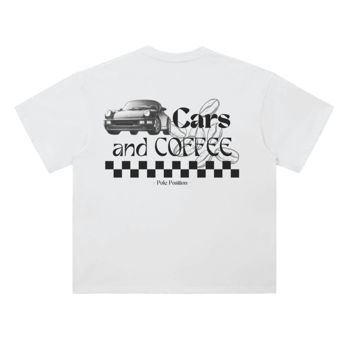 Cars and Coffee T-shirt Heavyweight